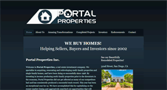 Desktop Screenshot of portalpropertiesinc.com