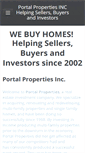 Mobile Screenshot of portalpropertiesinc.com